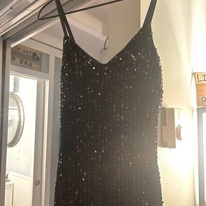 Black sequence, dress size small